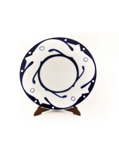 Plato Peces Azul 168Mm