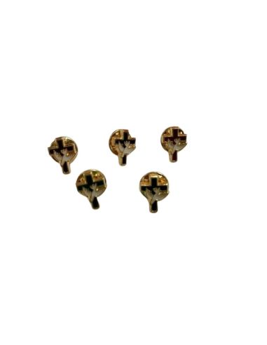 Pin Metal Dorado Esmaltado Espir.Santo Colores Surtidos