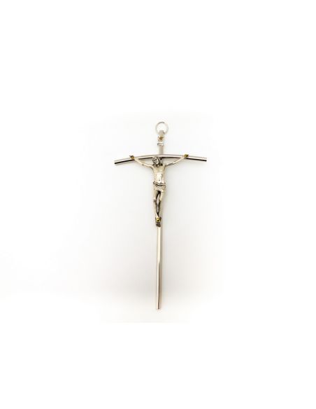 Crucifijo Metal Niquel 17X9Cm ºººº