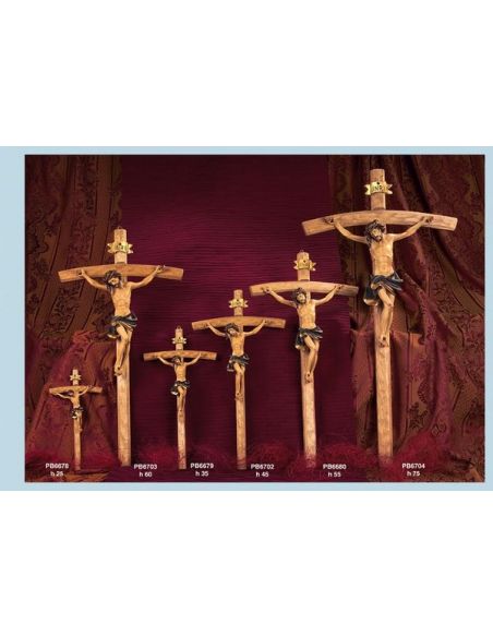 Crucifijo Madera Resina 55Cm (6) Pb6680