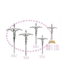 Crucifijo Metal Niquel 20X11 ºººº