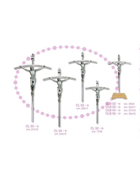 Crucifijo Metal Niquel 20X11 ºººº