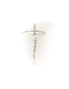 Crucifijo Metal Niquel 27X15Cm ºººº