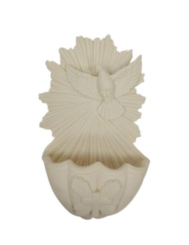Benditera Resina Marmol Espiritu Santo 17,5Cm