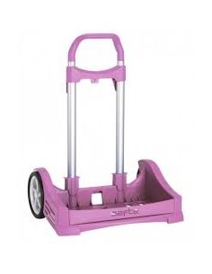Carro Portamochilas Evolution Rosa Claro