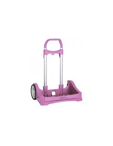 Carro Portamochilas Evolution Rosa Claro