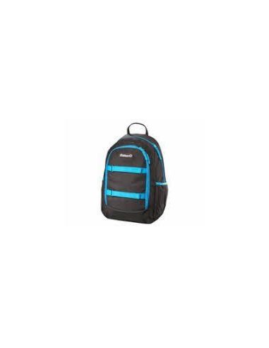 Mochila Pre-Teens Skater Negro Azul Luminoso