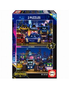 Puzzle Batwheels 2X48 Piezas