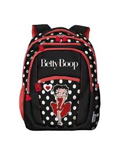 Mochila Grande 3 Compartimentos Betty Boop (Dohe)