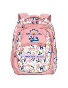 Mochila Grande 3 Compartimentos Pink Panther Team (Dohe)