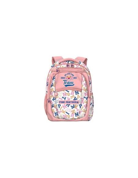 Mochila Grande 3 Compartimentos Pink Panther Team (Dohe)
