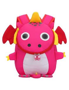 Mochila Infantil Poliéster Dragón Rosa (Dohe)