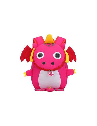 Mochila Infantil Poliéster Dragón Rosa (Dohe)