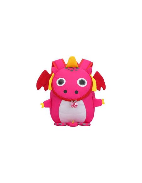 Mochila Infantil Poliéster Dragón Rosa (Dohe)