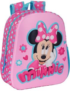 Mochila 3D Minnie Mouse Safta