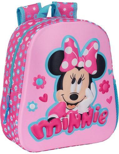 Mochila 3D Minnie Mouse Safta