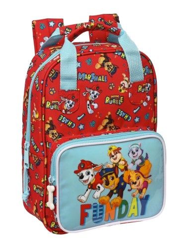 Mochila Infantil Con Asas Adaptable  A Carro Paw Patrol "Funday" Safta