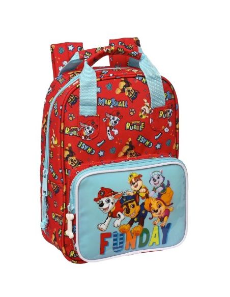 Mochila Infantil Con Asas Adaptable  A Carro Paw Patrol "Funday" Safta