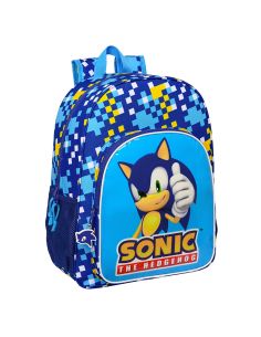Mochila De 33 Cm Adaptable Carro Sonic "Speed" Safta
