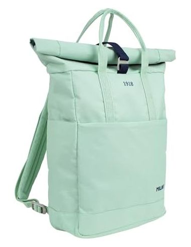 Mochila Urbana Cierre Superior Enrollable 10L Serie 1918 Verde