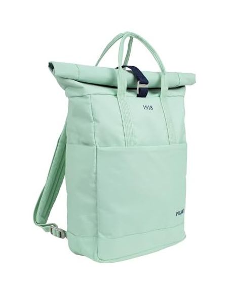 Mochila Urbana Cierre Superior Enrollable 10L Serie 1918 Verde