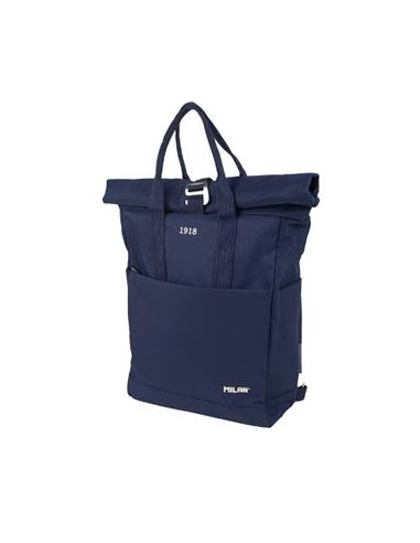 Mochila Urbana Cierre Superior Enrollable 10L Serie 1918 Azul