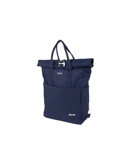 Mochila Urbana Cierre Superior Enrollable 10L Serie 1918 Azul