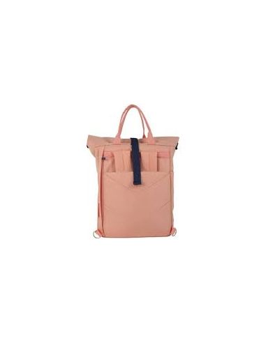 Mochila Urbana Cierre Superior Enrollable 10L Serie 1918 Rosa