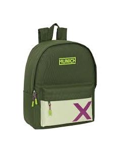 Mochila Doble Para Portátil 14,1" Munich "Bright Khaki" Safta