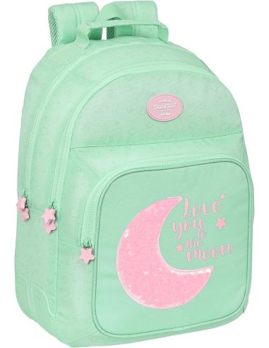 Mochila Doble Adapt.Carro Reciclado Blackfit8 "Moon"