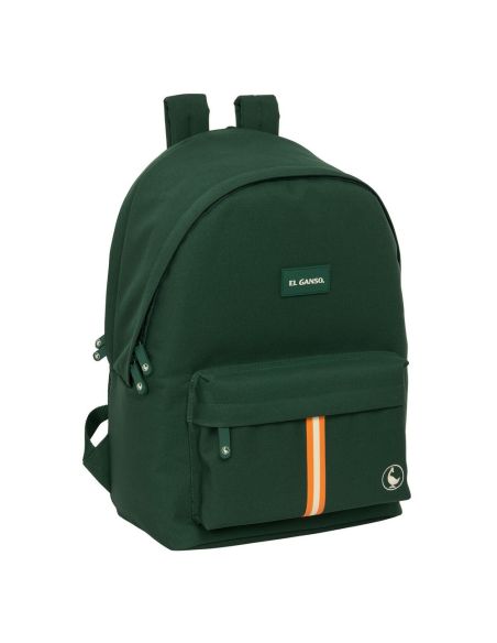Mochila Doble Para Portatil 15,6"+Usb El Ganso Basics "Green"