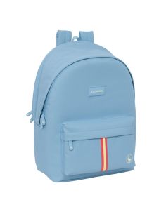 Mochila Doble Para Portatil 15,6"+Usb El Ganso Basics "Azul Indigo"