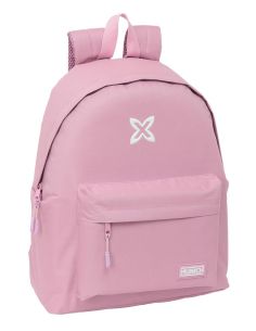 Mochila Doble Para Portatil 15,6"+Usb Munich Basicos "Fucsia"