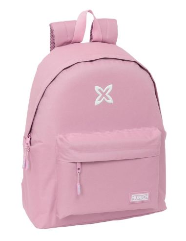 Mochila Doble Para Portatil 15,6"+Usb Munich Basicos "Fucsia"