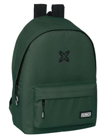 Mochila Doble Para Portatil 15,6"+Usb Munich Basicos "Verde"|Libreriasalesiana