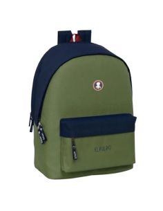 Mochila Doble Para Portatil 15,6"+Usb El Pulpo "Verde"