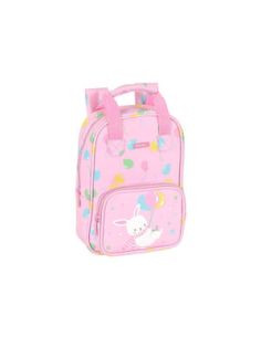 Mochila Infantil Con Asas Fácil Limpieza Safta Preescolar "Balloon"