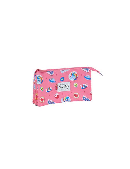 Bolso Escolar Safta Portatodo Blackfit8 Cute Triple 220X30X120 Mm