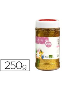 Purpurina Liderpapel Fantasia Color Oro Metalizado Bote De 250 Gr