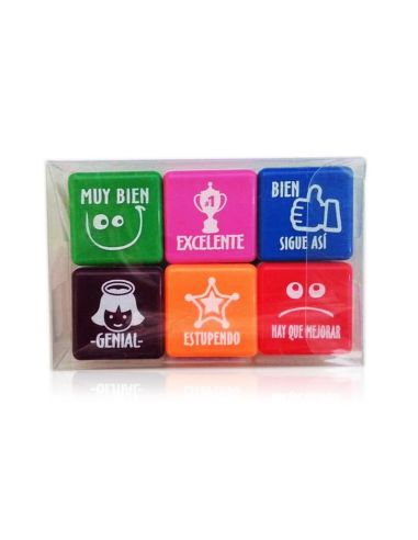 Caja 6 Unidades Sellos De Motivacion