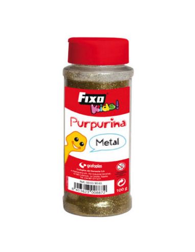 Purpurina Oro Fina Bote 100 Gramos Con Dosificador