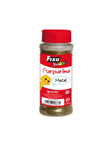 Purpurina Oro Fina Bote 100 Gramos Con Dosificador