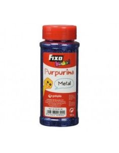 Purpurina Azul Fina Bote 100 Gramos Con Dosificador