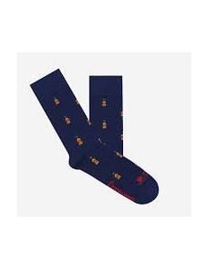 Calcetines Cruzcampo Botellín Azul Marino Talla 41/46