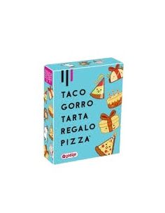 Juego De Cartas Taco, Gorro, Tarta, Regalo, Pizza