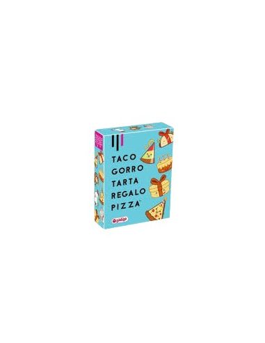 Juego De Cartas Taco, Gorro, Tarta, Regalo, Pizza