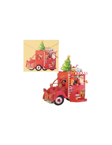 Tarjeta Felicitación 3D Truck