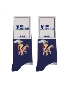 Calcetines Caballo De Triana Azul Marino Talla 41/46