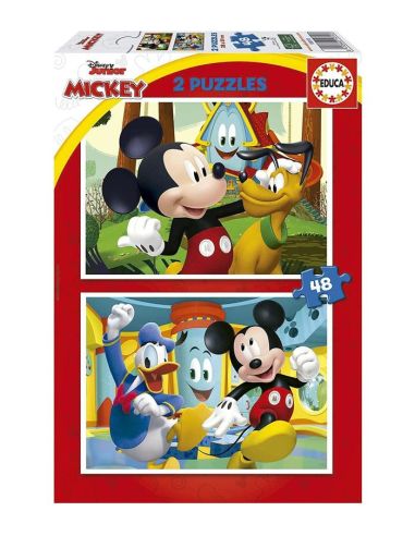 Puzzle 2X48 Mickey Mouse Fun House|Libreriasalesiana