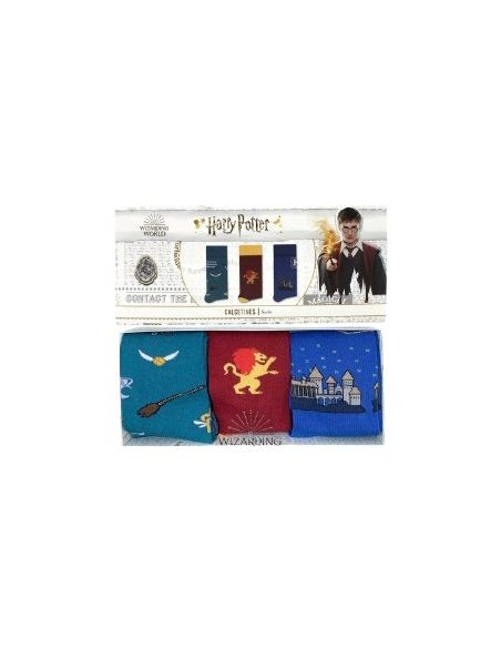 Pack Calcetines Harry Potter Niños Talla 31/35